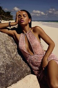 Adriana Lima On The Beach - 02