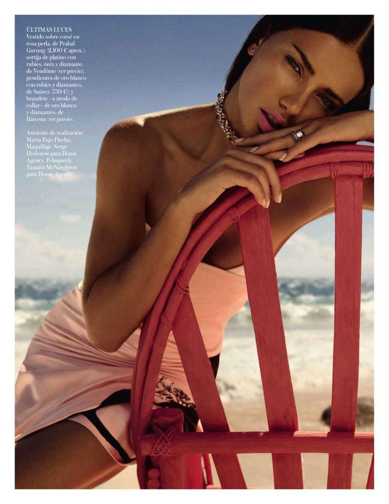Adriana Lima On The Beach - 
