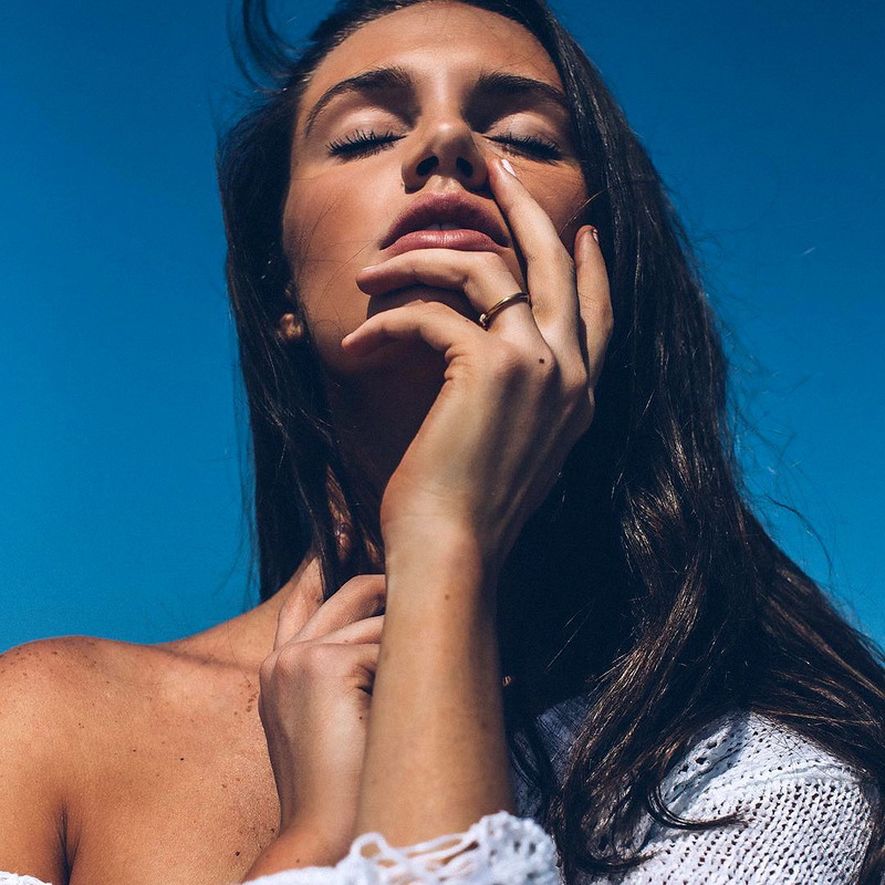 Hailey Outland On The Beach - 