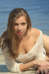 Sexy Russian Teen Strips On The Beach - 03