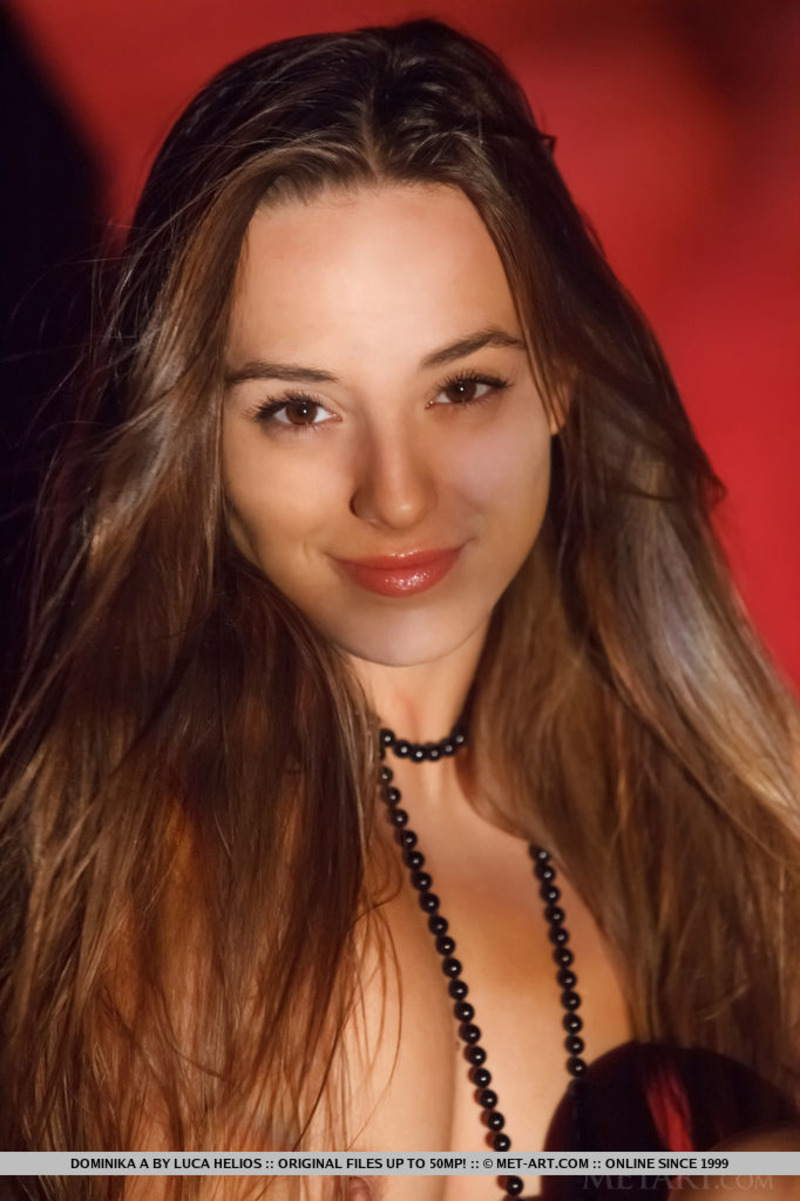 Dominika A Strips And Spreads Her Wet Pussy - 