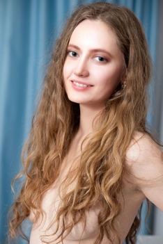 Model in the bedroom